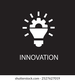 Innovation icon. Simple element from digital disruption collection. Filled Innovation icon for templates, infographic