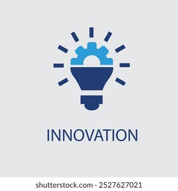 Innovation icon. Simple element from digital disruption collection. Filled Innovation icon for templates, infographic