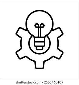 Innovation icon. Simple element from digital disruption collection. 