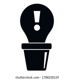 Innovation icon. Simple illustration of innovation vector icon for web design isolated on white background