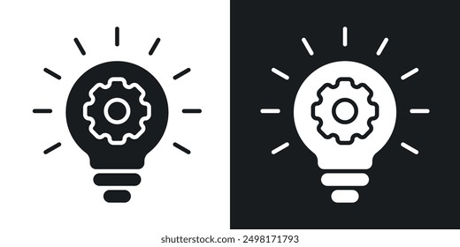 Innovation icon in solid style