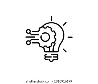 Innovation icon. Technology icon vector illustration.