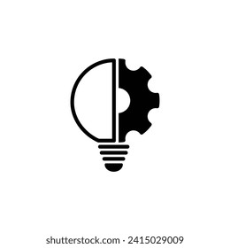 innovation icon vector Light bulb ai icon 