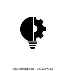 innovation icon vector Light bulb ai icon 