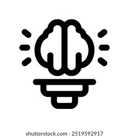 Icono de innovación. Icono de línea de Vector para su Sitio web, móvil, presentación y diseño de logotipo.