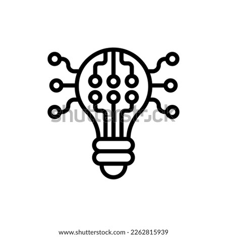 Innovation icon in vector. Logotype