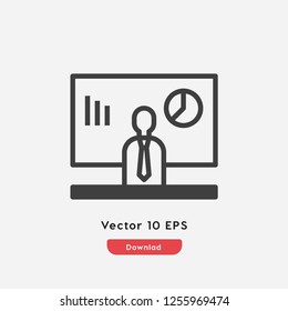 innovation icon vector. Presentation symbol. idea icon vector.