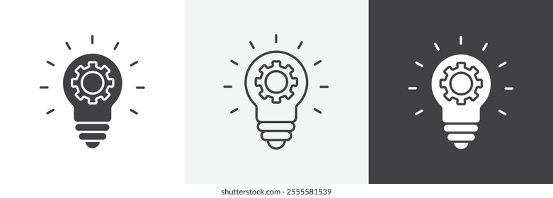 Innovation icon vector set for ui designs