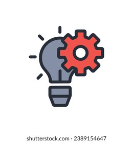 innovation icon. vector.Editable stroke.linear style sign for use web design,logo.Symbol illustration.