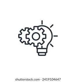 innovation icon. vector.Editable stroke.linear style sign for use web design,logo.Symbol illustration.