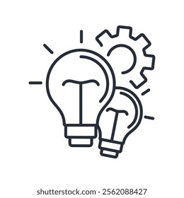 Innovation icon. vector.Editable stroke.linear style sign for use web design,logo.Symbol illustration.