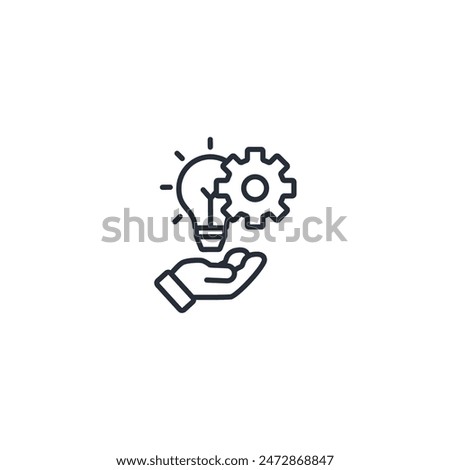 innovation icon. vector.Editable stroke.linear style sign for use web design,logo.Symbol illustration.