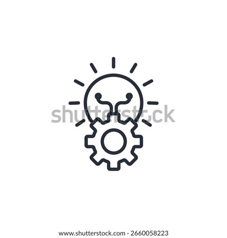 innovation icon. vector.Editable stroke.linear style sign for use web design,logo.Symbol illustration.