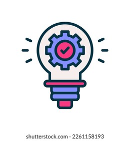 Innovationssymbol für Ihre Website, Ihr Handy, Ihre Präsentation und Ihr Logo-Design.