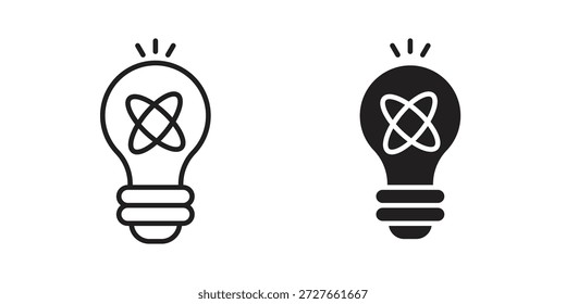 Colección de iconos de innovación. Iconos planos lineales delgados y negros