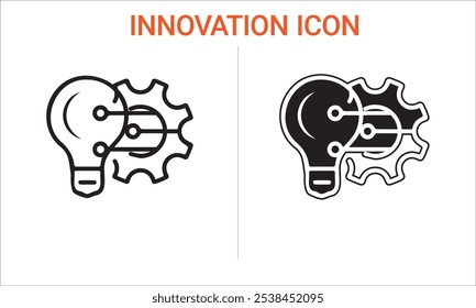Innovation Icons | Solid and Line Styles