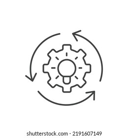 Innovation icons  symbol vector elements for infographic web