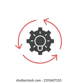 Innovation icons  symbol vector elements for infographic web