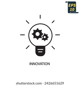 innovation icons  symbol vector elements for infographic web