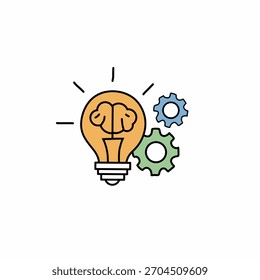 Elementos de Vector de iconos de innovación para Web de infografía
