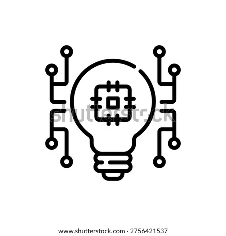 Innovation Idea Creativity Invention Technology Icon Design