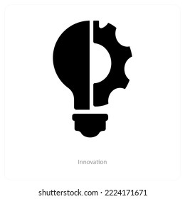 Innovation and idea icon concept