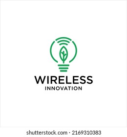 innovation idea wireless logo design