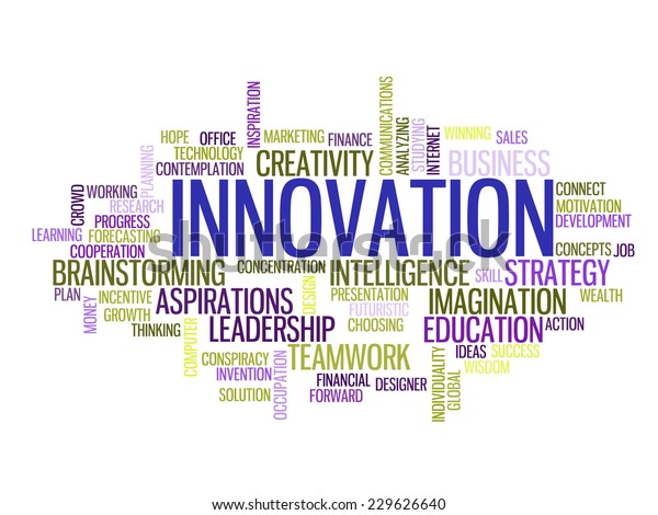 Innovation Idea Word Cloud Concept Stock Vector (Royalty Free ...