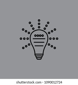 Innovation index. line icon vector