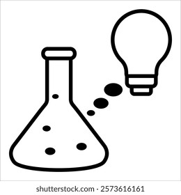 Innovation Lab Icon Element For Design
