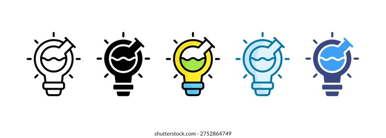 Innovation Lab Icon Set Multiple Style Collection