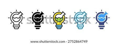 Innovation Lab Icon Set Multiple Style Collection