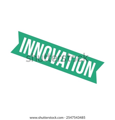 Innovation Letter Rubber Stamp Template