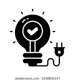 Innovation light bulb vector design isolated on white background