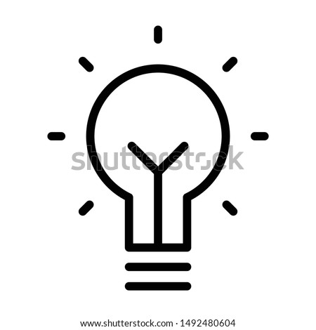 Innovation Light Buld Vector Icon
