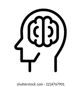 innovation line icon illustration vector graphic
