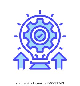 Innovation Line Icon, Outline Symbol for Creative Thinking, Business Breakthroughs, Product Development, Technological Advancements, and New Ideas. Vector Sign Icon