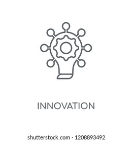 Innovation linear icon. Innovation concept stroke symbol design. Thin graphic elements vector illustration, outline pattern on a white background, eps 10.