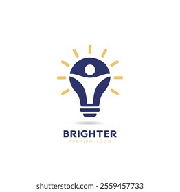 innovation logo design. light bulb logo