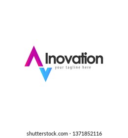 Innovation logo design template