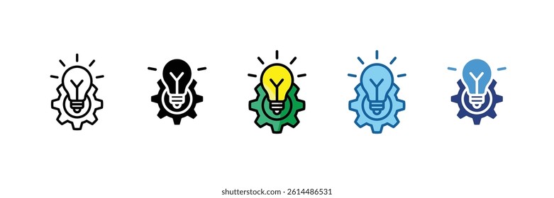 Innovation Management Icon Element For Design