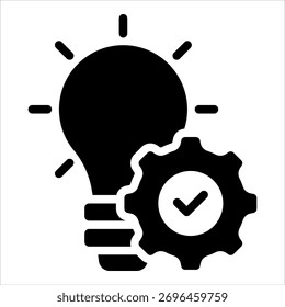Icono de Gestión de la Innovación Elemento para el Diseño