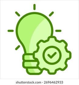 Icono de Gestión de la Innovación Elemento para el Diseño