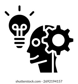 Innovación elemento de icono de mente para el diseño