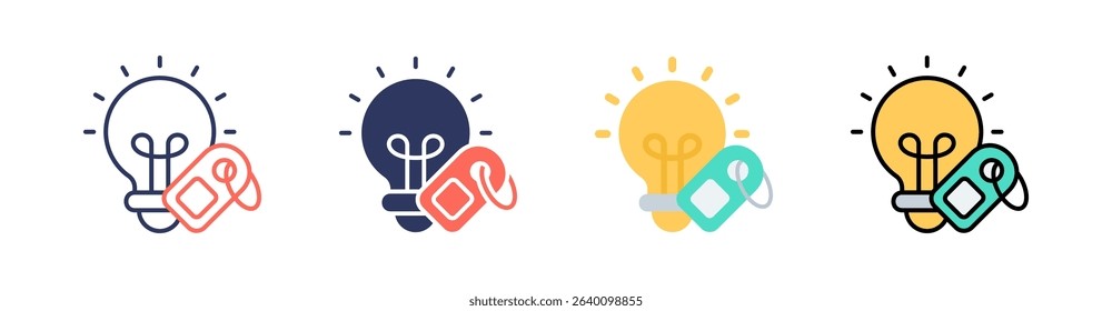 Innovation Multi Style Icon Set Vector