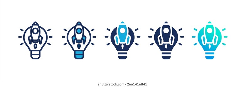Innovación Multi Style Icon Set