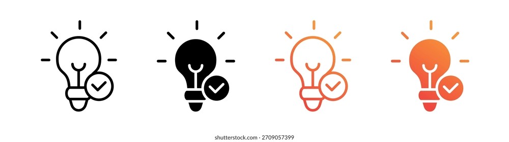 Innovación Vector de conjunto de iconos de estilo múltiple
