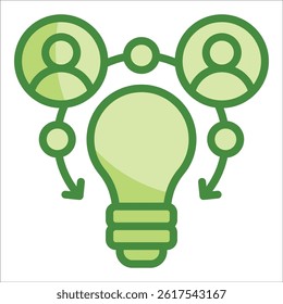 Innovation Network Icon Element For Design