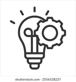 Innovation Outline Icon Vector Illustration