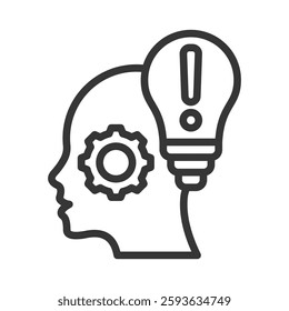 Innovation Outline Icon Vector Illustration